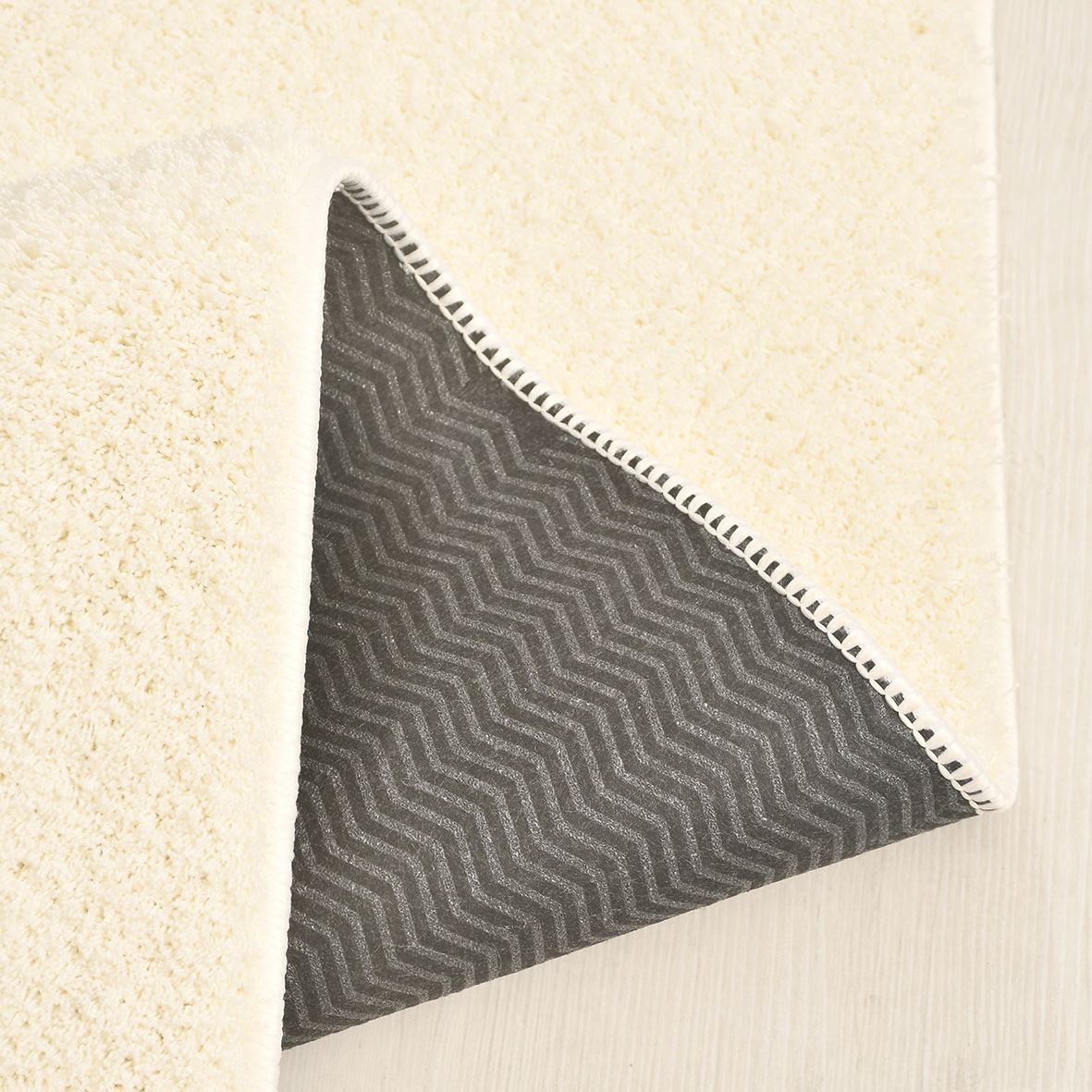 MARİS - MR004-Beige-Premium Velvety Rug for Living Room/Lounge/Kitchen - Non-Slip Base - Washable - Modern