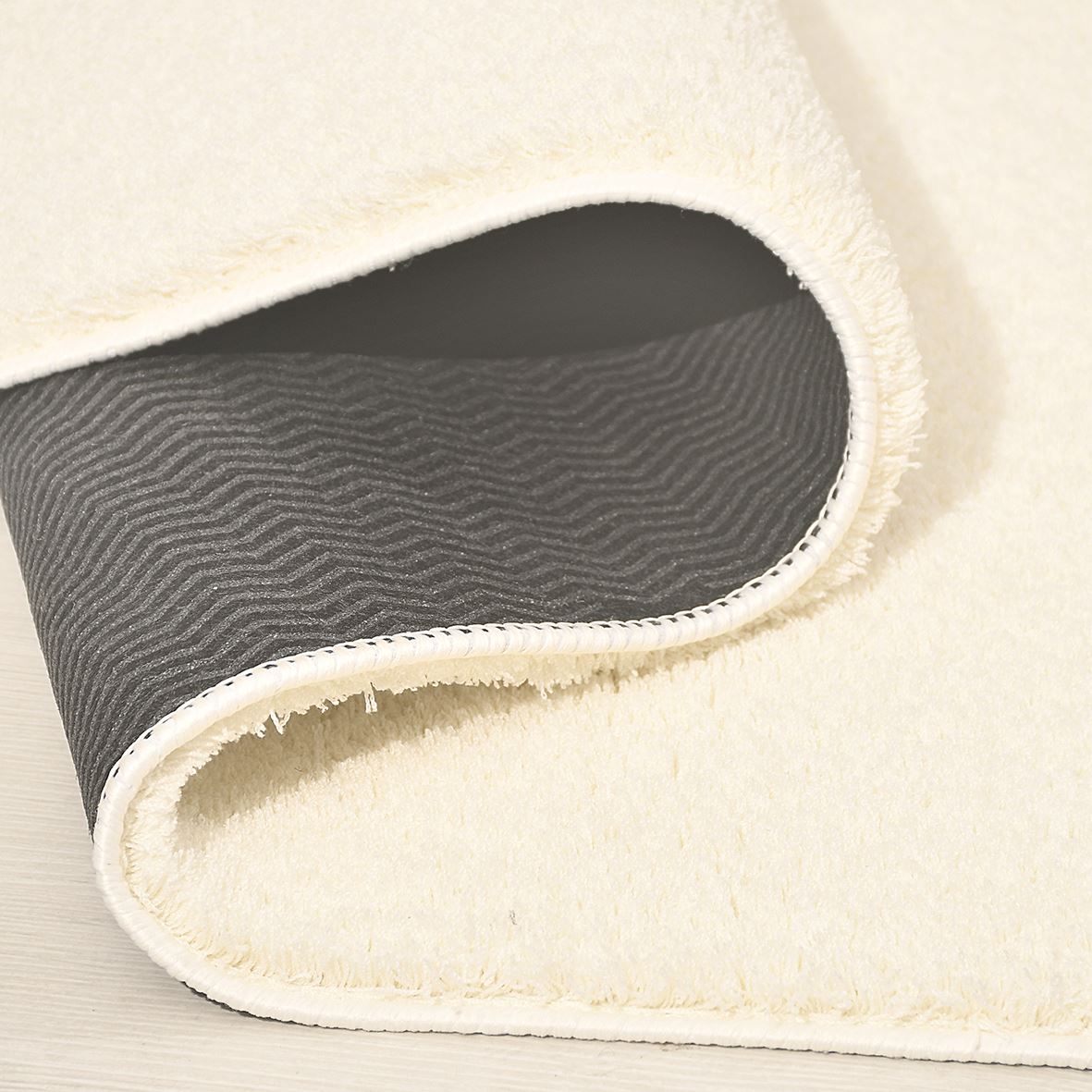 MARİS - MR004-Beige-Premium Velvety Rug for Living Room/Lounge/Kitchen - Non-Slip Base - Washable - Modern