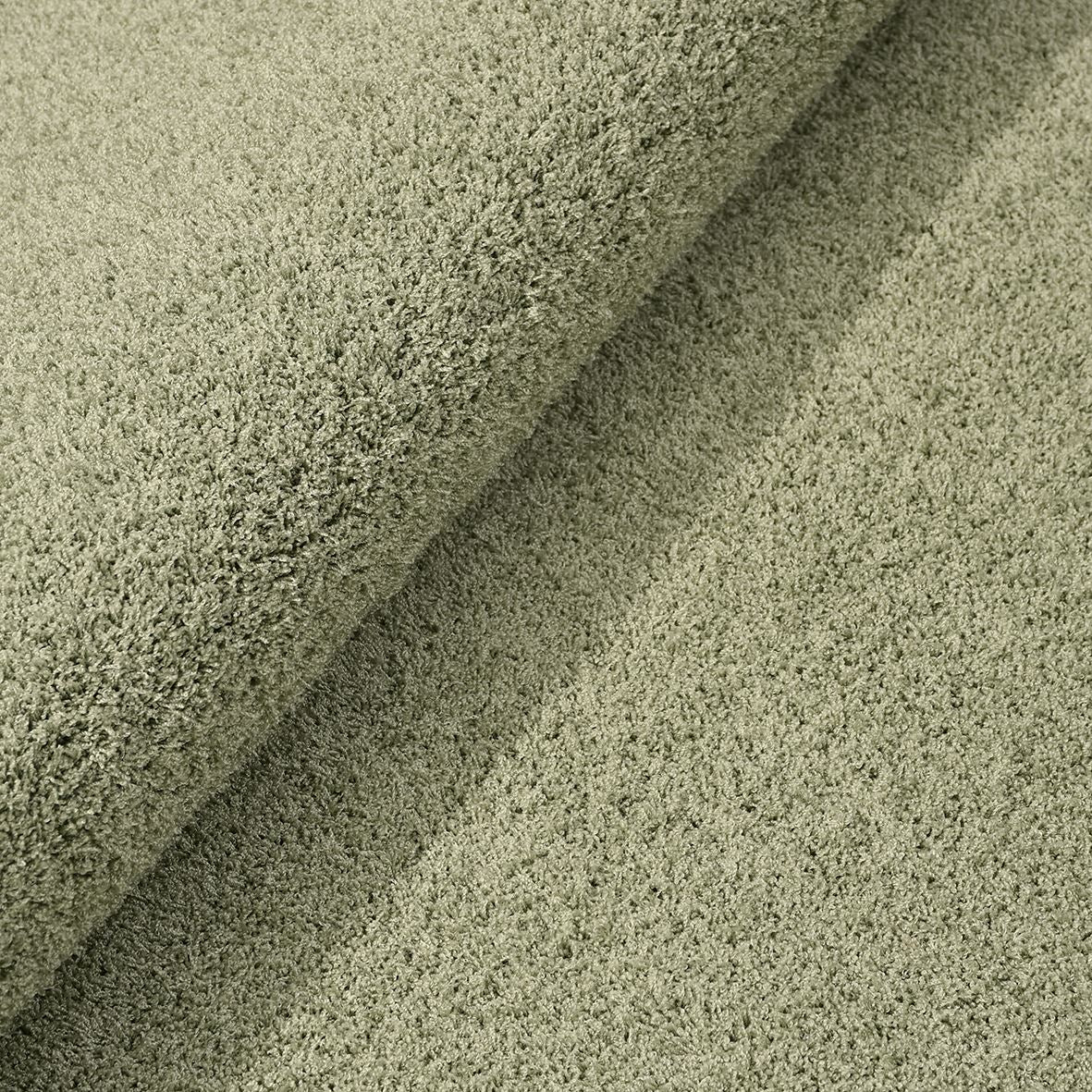 MARİS - MR014 - Green - Premium Velvety Rug for Living Room/Lounge/Kitchen - Non-Slip Base - Washable - Modern