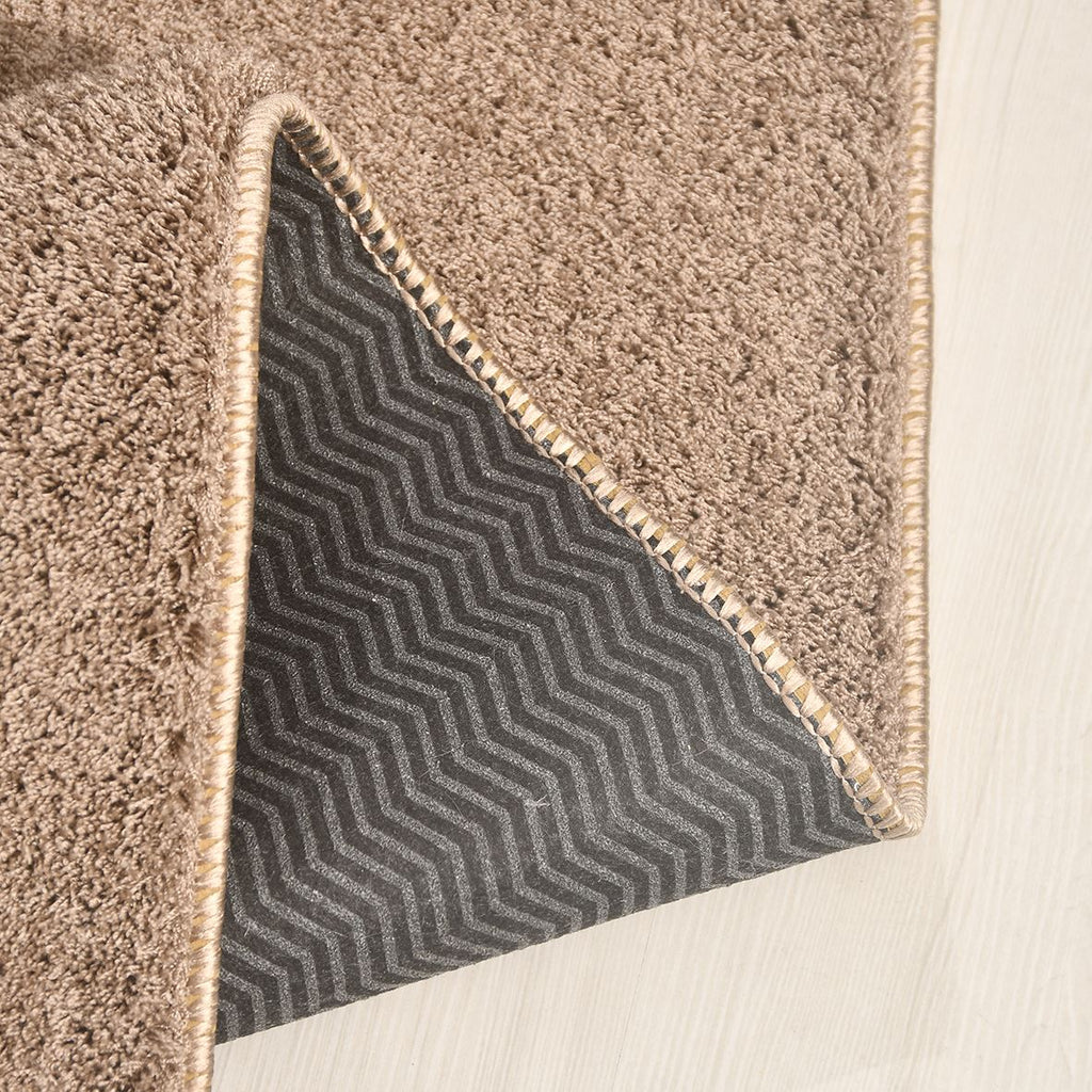MARİS - MR080-Brown-Premium Velvety Rug for Living Room/Lounge/Kitchen - Non-Slip Base - Washable - Modern