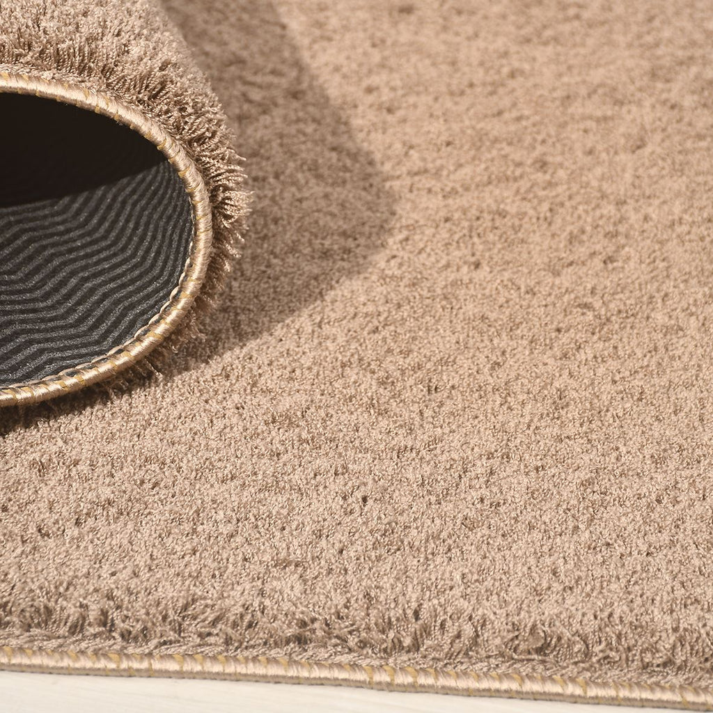 MARİS - MR080-Brown-Premium Velvety Rug for Living Room/Lounge/Kitchen - Non-Slip Base - Washable - Modern