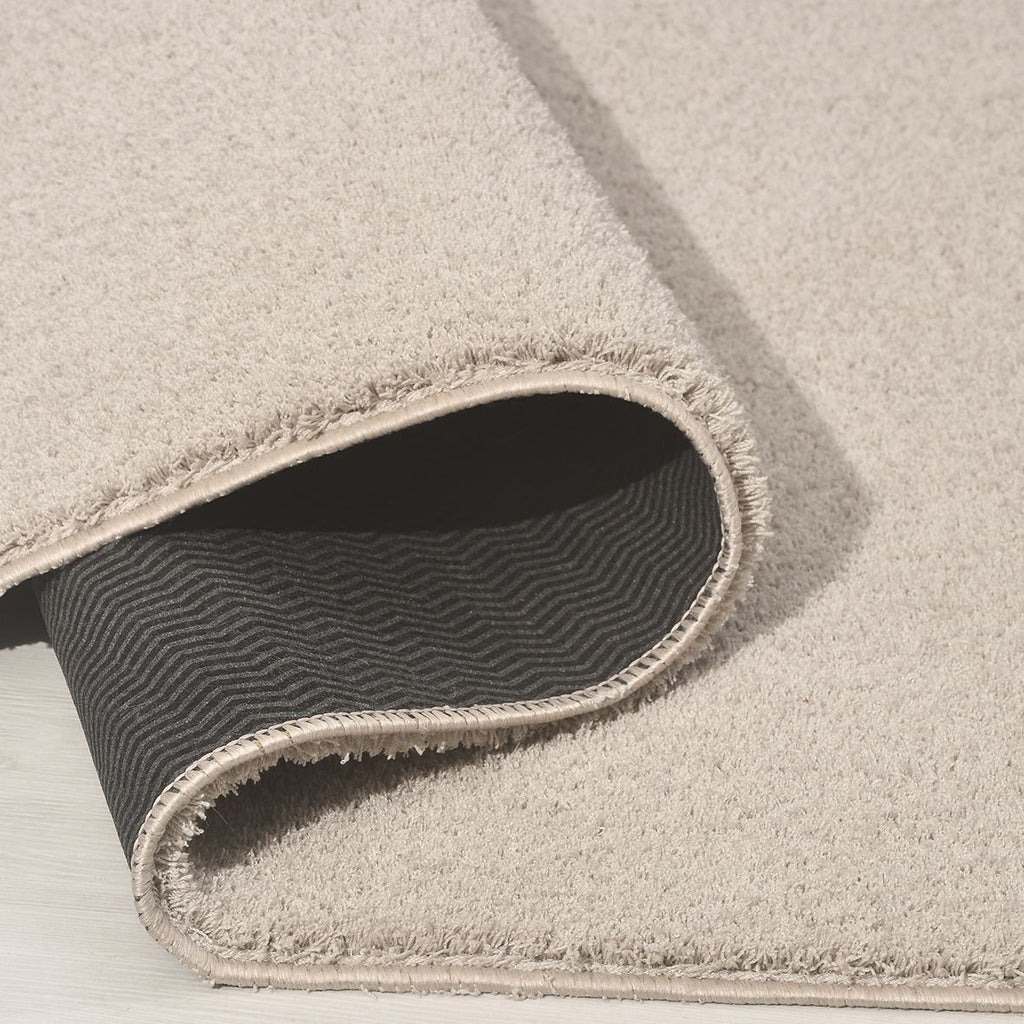 MARIS - MR109- Silver Beige - Premium Velvety Rug for Living Room/Lounge/Kitchen - Non-Slip Base - Washable - Modern