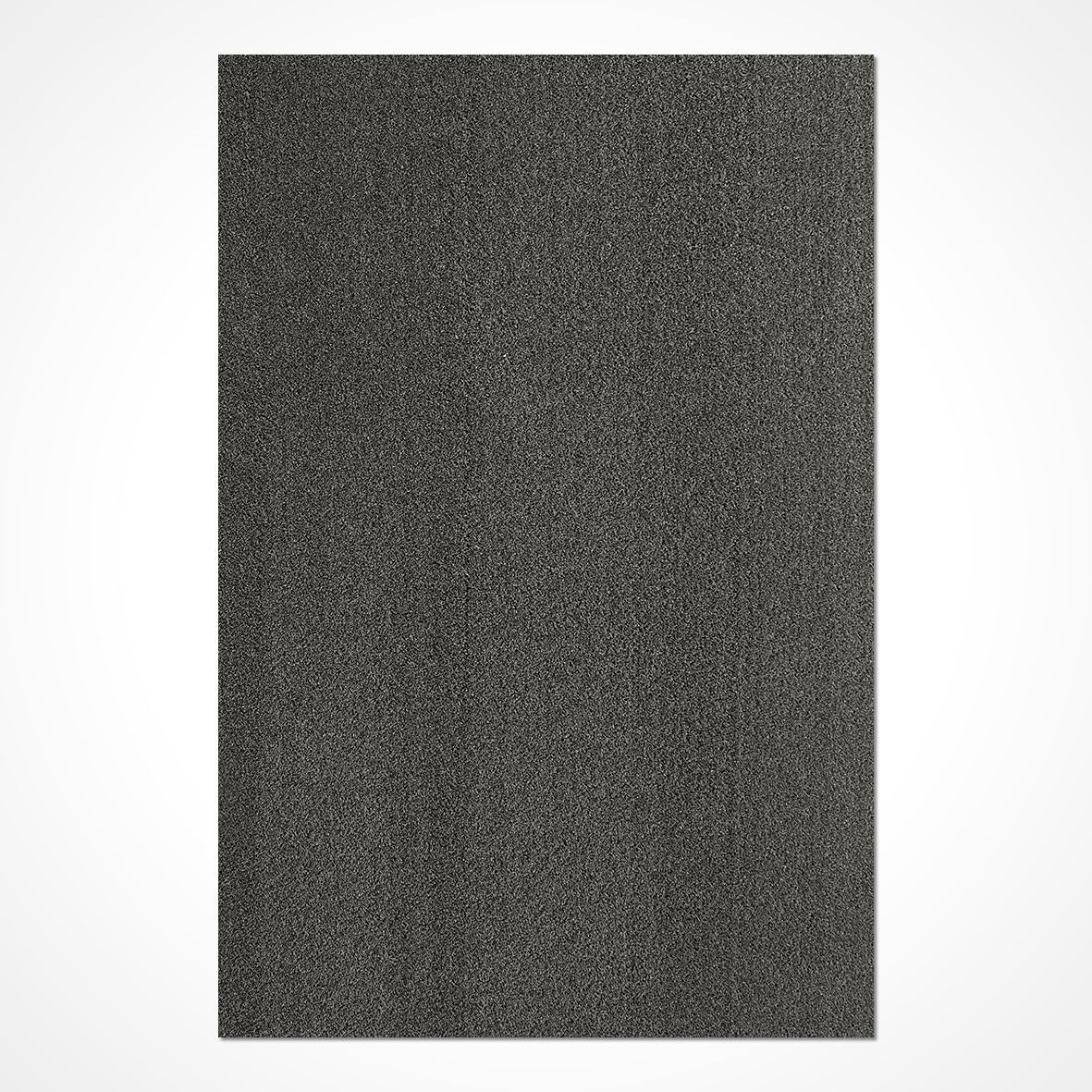 MARİS - MR121 - Black- Premium Velvety Rug for Living Room/Lounge/Kitchen - Non-Slip Base - Washable - Modern