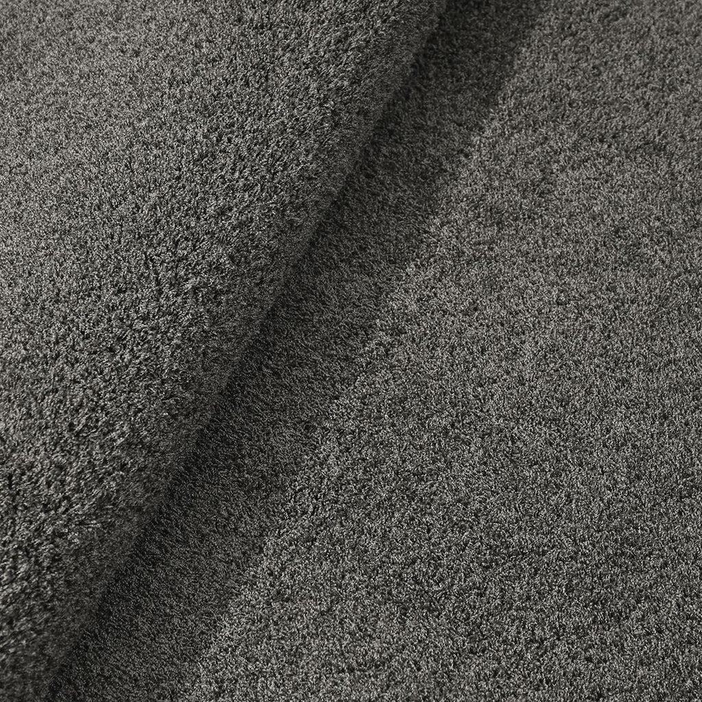 MARİS - MR121 - Black- Premium Velvety Rug for Living Room/Lounge/Kitchen - Non-Slip Base - Washable - Modern