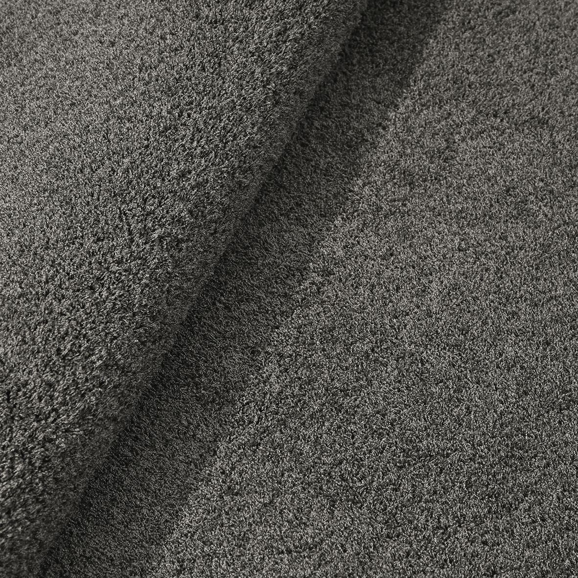 MARİS - MR121 - Black- Premium Velvety Rug for Living Room/Lounge/Kitchen - Non-Slip Base - Washable - Modern