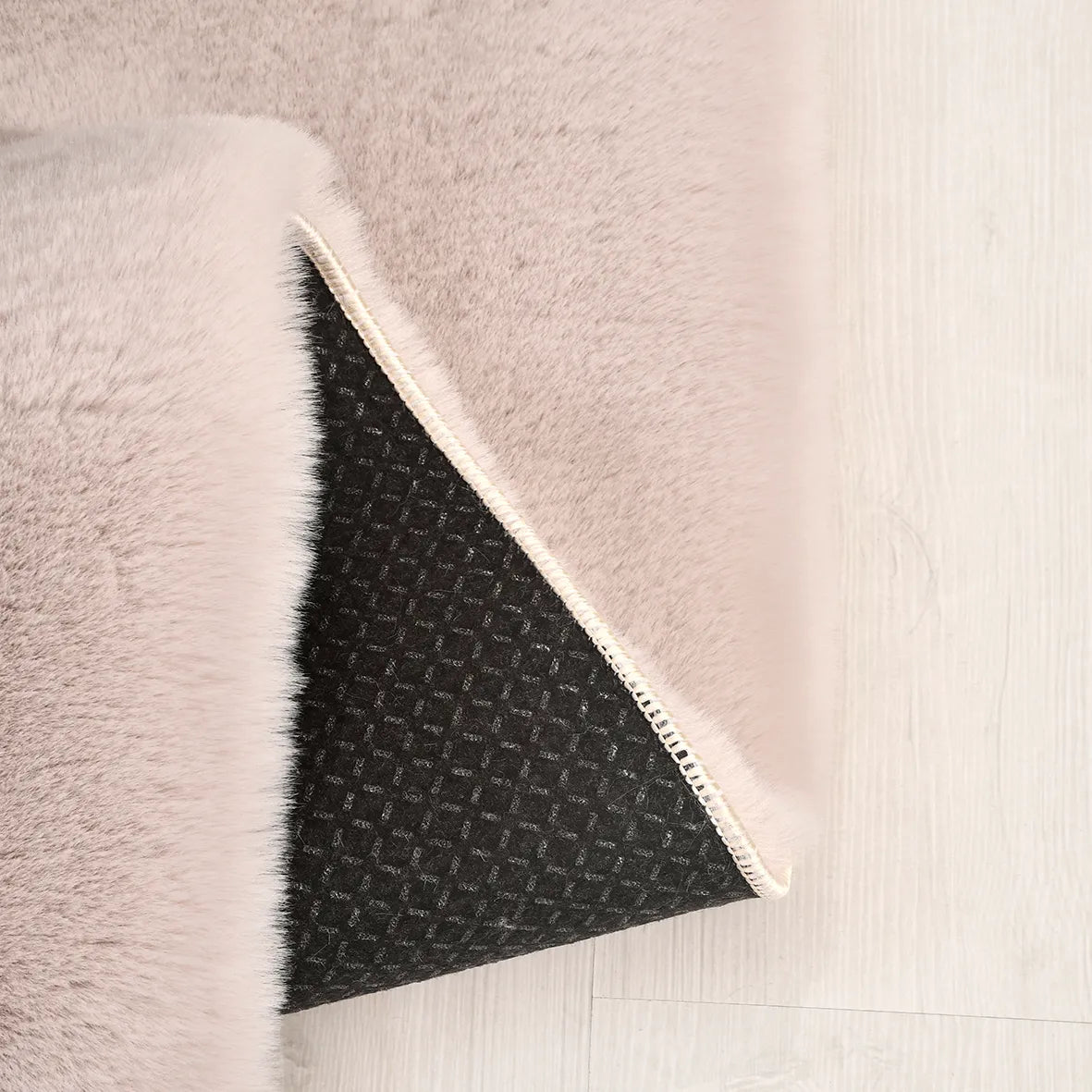 Bunny  Poly Plush Carpet - TF2386- Mink - High Quality - Extra Soft - Non-Slip Special Base