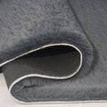 Bunny Poly PTF9083 Anthracite Rabbit Plush Rug – Extra Soft