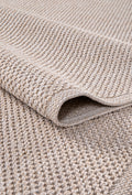 BEREN BR007 Taupe Plain Custom Size Area Rug – Non-Slip & Easy Care