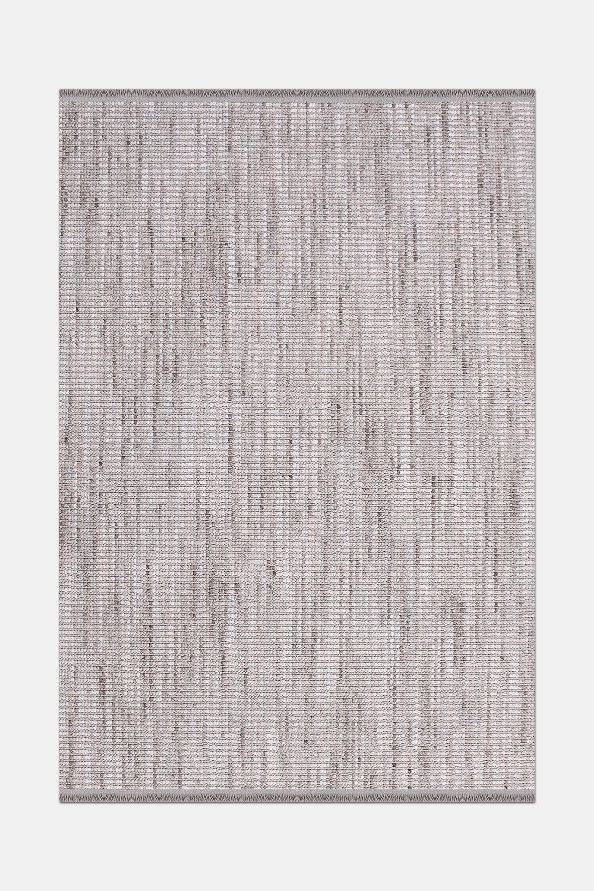 FUNDA - CE01-Gray– Custom Size Rug for Living Room, Hallway & Bedroom – Robot Vacuum Friendly – Easy to Clean