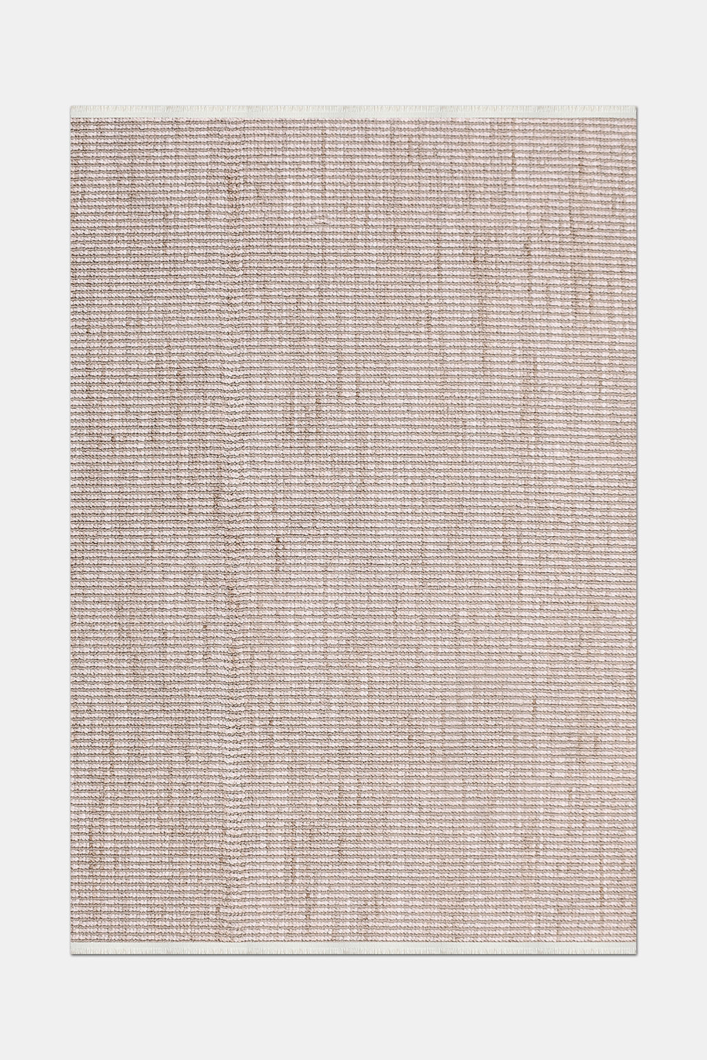 FUNDA - CE02-Mink/Cream – Custom Size Rug for Living Room, Hallway & Bedroom – Robot Vacuum Friendly – Easy to Clean