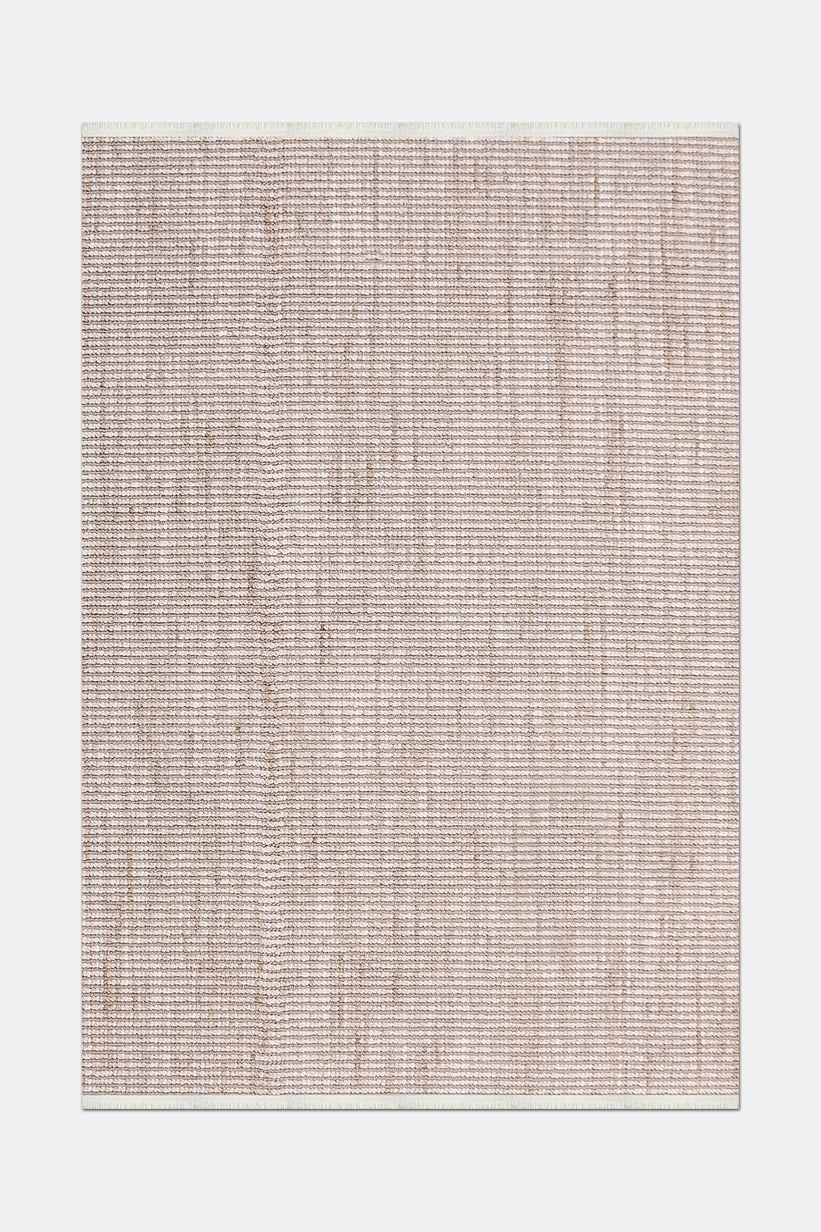 FUNDA - CE02-Mink/Cream – Custom Size Rug for Living Room, Hallway & Bedroom – Robot Vacuum Friendly – Easy to Clean