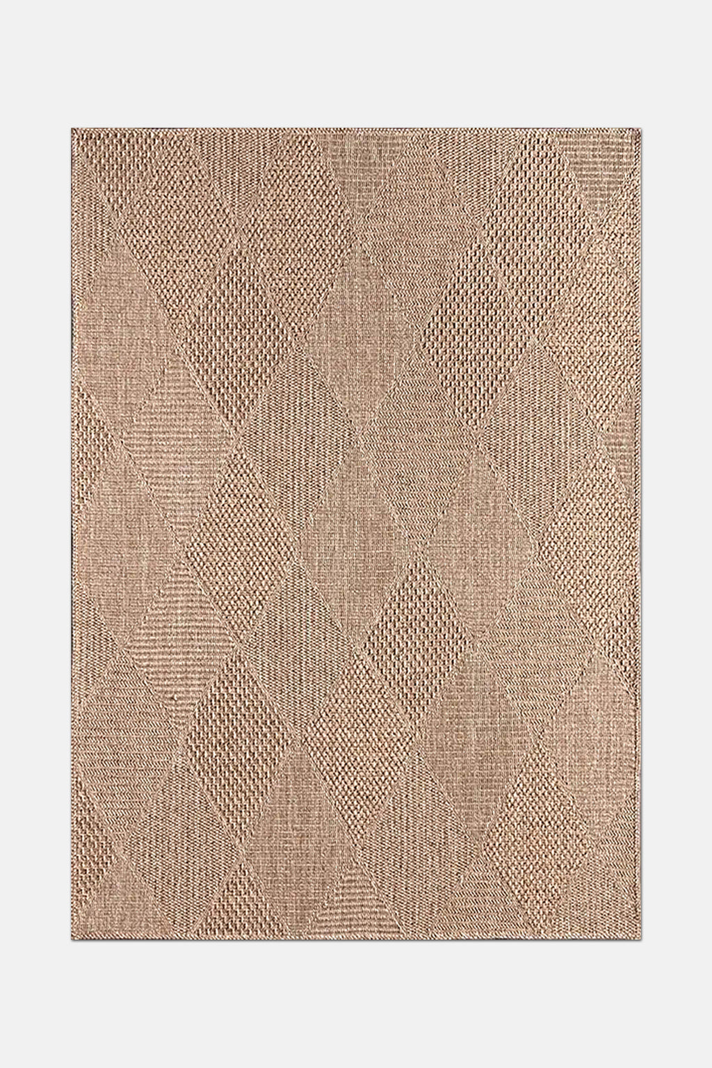 DAFNE -DH002-Wicker Color Rug-Geometric - Custom Size Washable Non-Slip Carpet – Kitchen & Hallway – Robot Vacuum Friendly