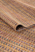 DAFNE DH005 Multicolored Geometric Custom Size Area Rug – Washable & Non-Slip