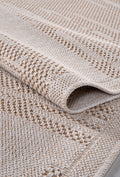 DAFNE DH007 Beige & Mink Custom Size Area Rug – Washable & Non-Slip