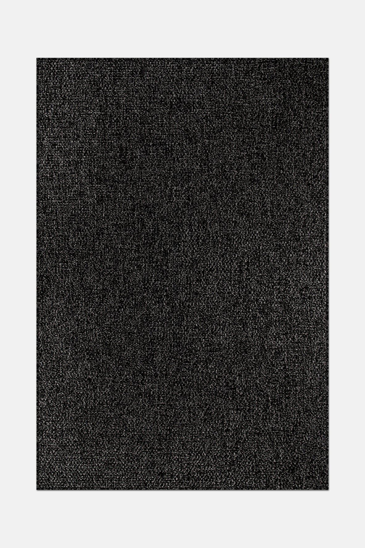 DAFNE -DH008-Black With Anthracite Color Rug-Custom Size Washable Non-Slip Carpet – Kitchen & Hallway – Robot Vacuum Friendly