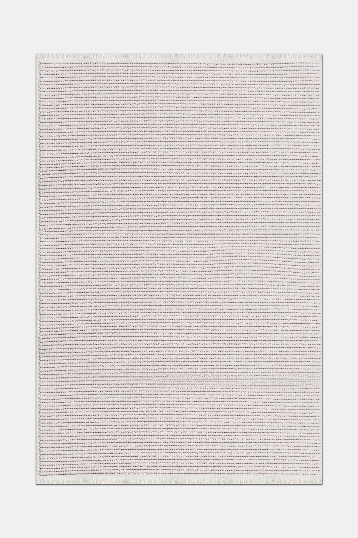 ECOLE - EC001- Beige- Custom Size Area Rug – Non-Slip Washable Rug for Living Room, Kitchen, Hallway – Robot Vacuum Compatible, Easy Care Carpet
