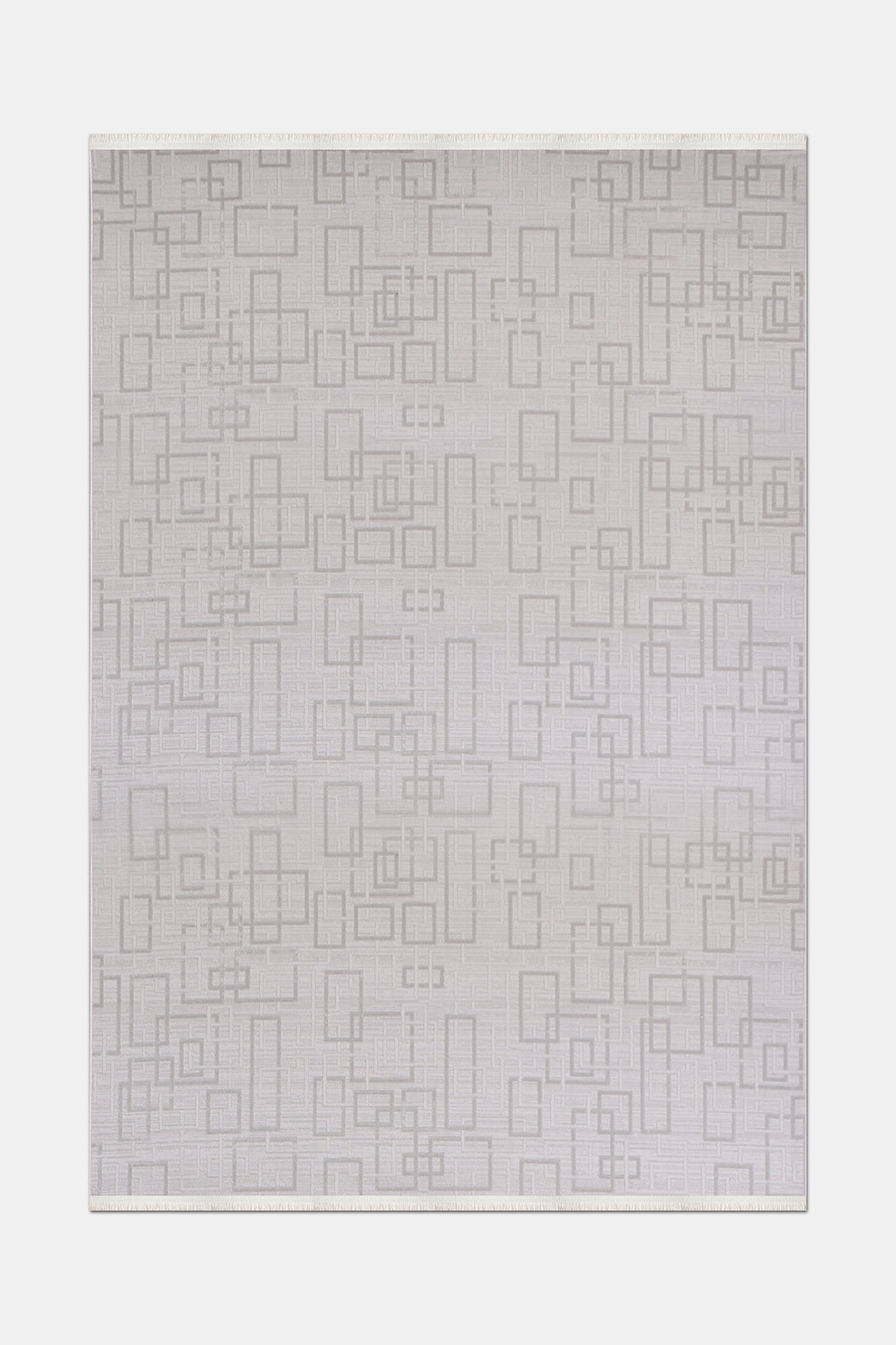 VİANORA-VY06- Gray -Soft Acrylic Rug – Modern Living Room Rug, Durable, 7 mm Pile, Custom Size