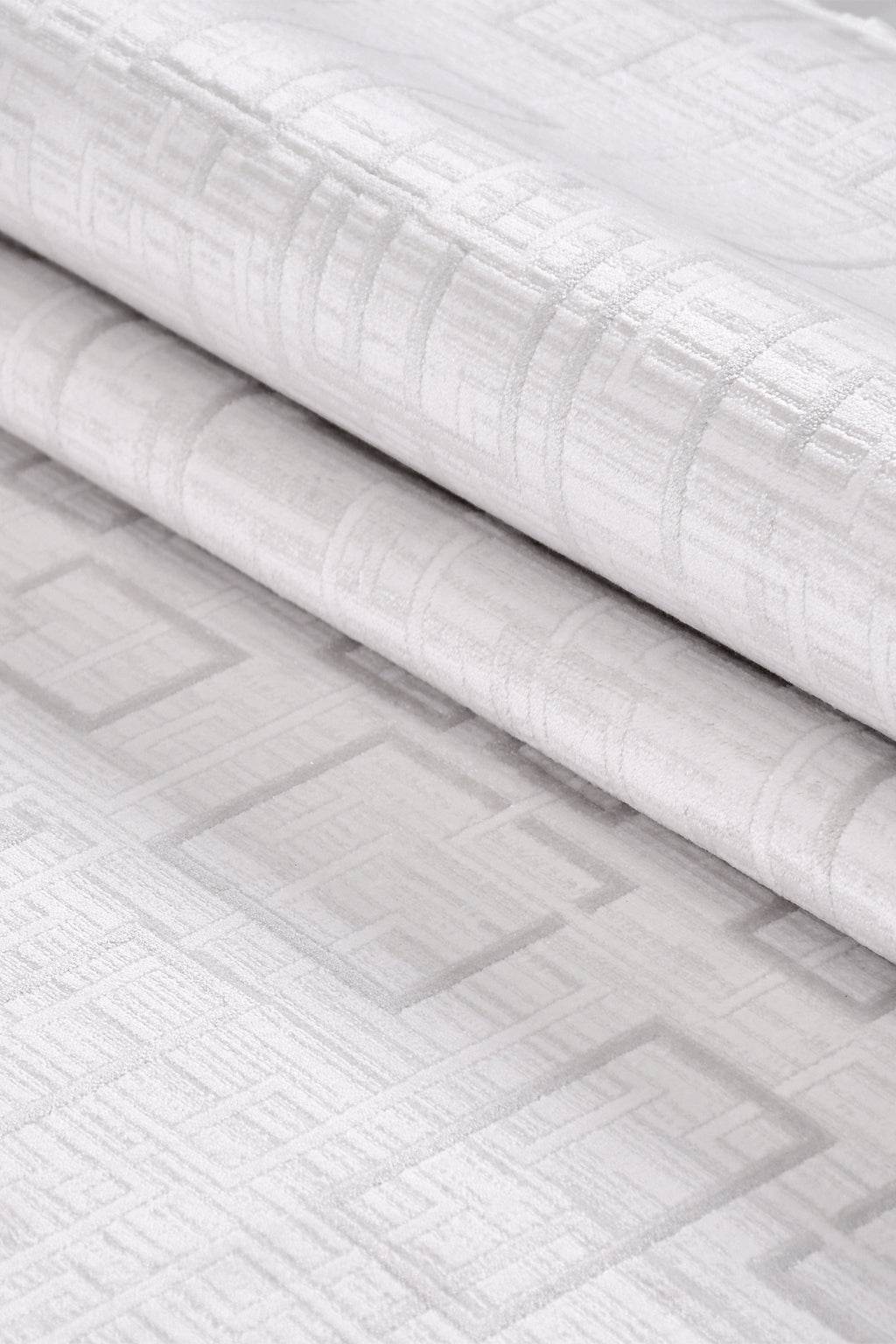 VİANORA-VY06- Gray -Soft Acrylic Rug – Modern Living Room Rug, Durable, 7 mm Pile, Custom Size