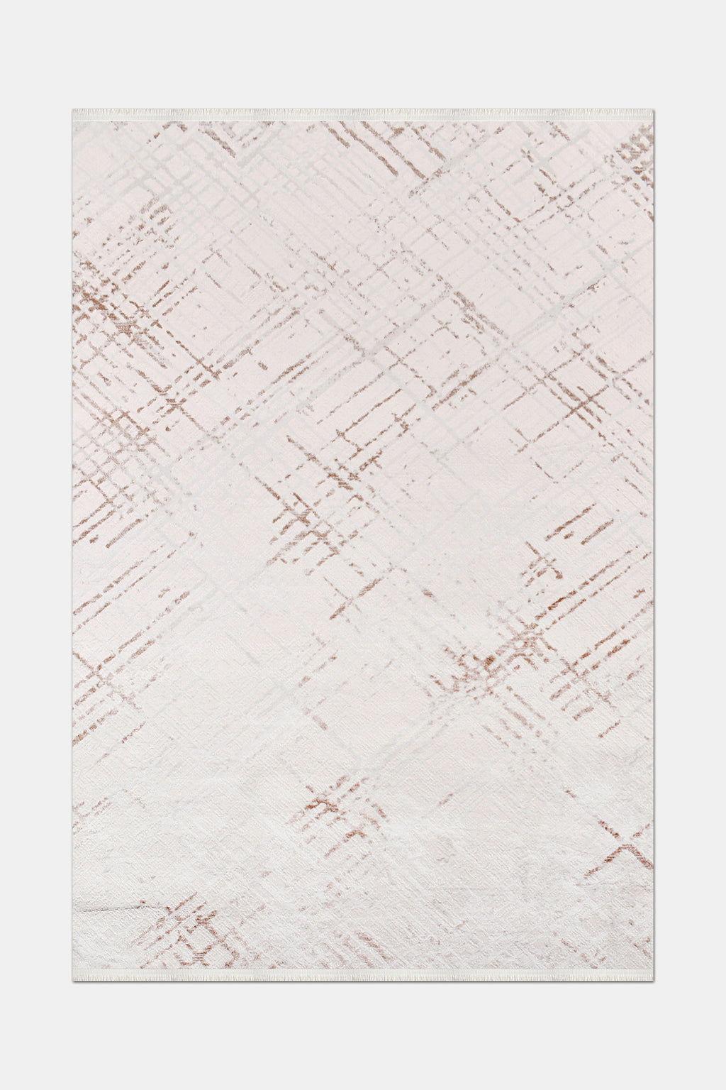 VİANORA-VY08- Gray-Black-Soft Acrylic Rug – Modern Living Room Rug, Durable, 7 mm Pile, Custom Size