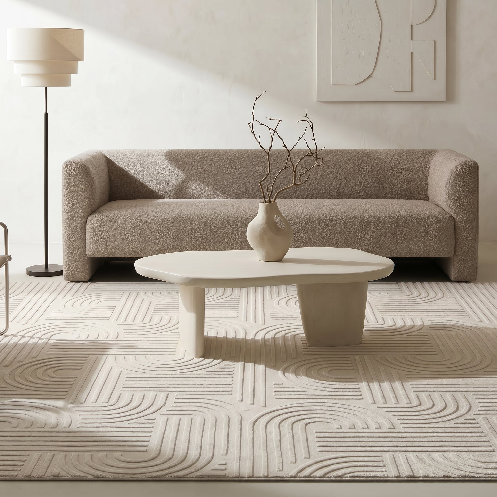 Lavin -LN1006- Washable Rug – Non Slip Modern Area Rug – Pet Friendly Living Room Rug