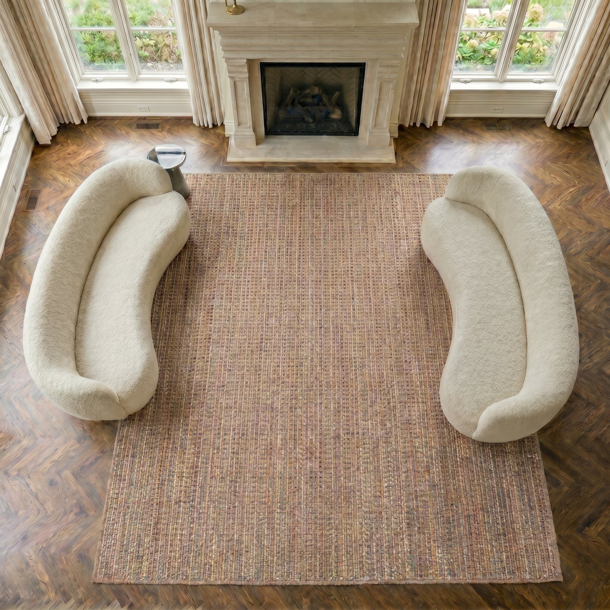 DAFNE -DH005-Multicolored Rug-Geometric - Custom Size Washable Non-Slip Carpet – Kitchen & Hallway – Robot Vacuum Friendly