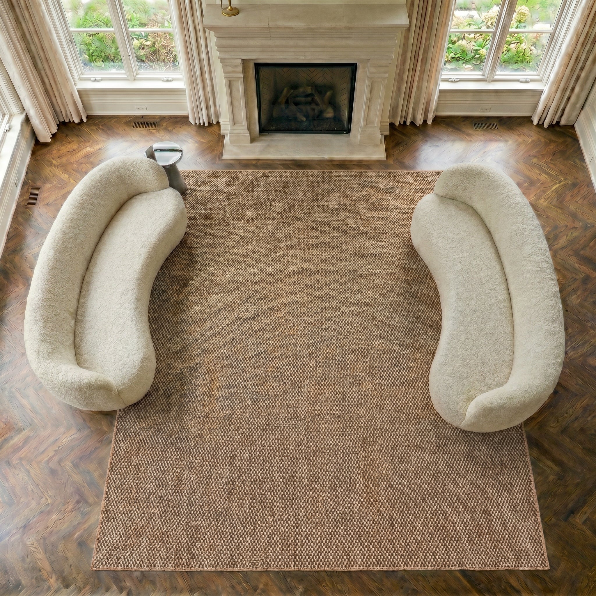DAFNE -DH006-Wicker Color Rug-Custom Size Washable Non-Slip Carpet – Kitchen & Hallway – Robot Vacuum Friendly
