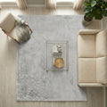 Bunny  Poly Plush Carpet -TF9082- Gray - High Quality - Extra Soft - Non-Slip Special Base