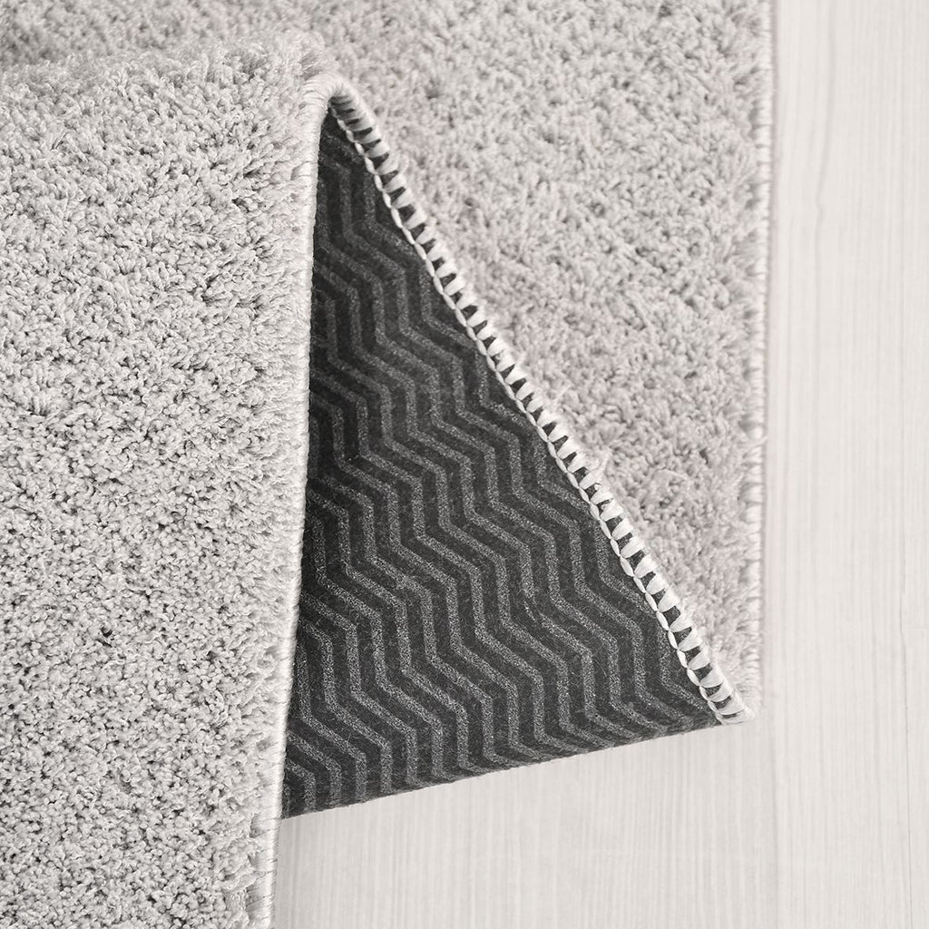 MARİS - MR013- Gray-Premium Velvety Rug for Living Room/Lounge/Kitchen - Non-Slip Base - Washable - Modern