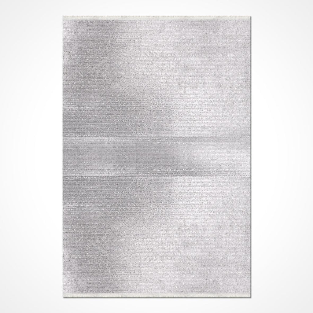VİANORA-VY05- Brown Striped-Soft Acrylic Rug – Modern Living Room Rug, Durable, 7 mm Pile, Custom Size